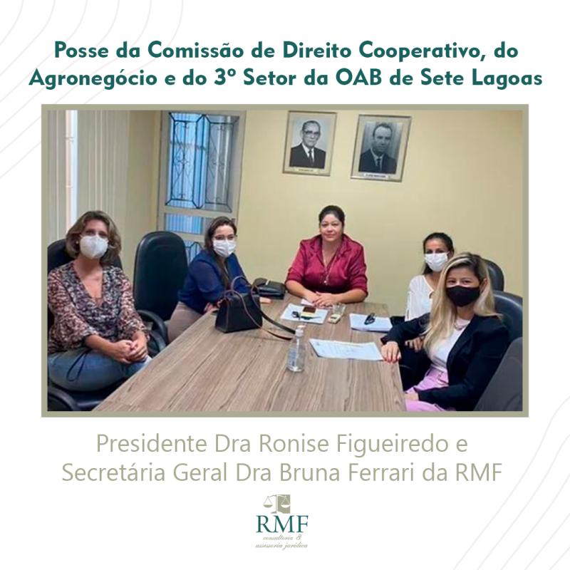 RMF comunica a posse da Comissão de Direito Cooperativo, do Agronegócio e do 3º Setor da OAB de Sete